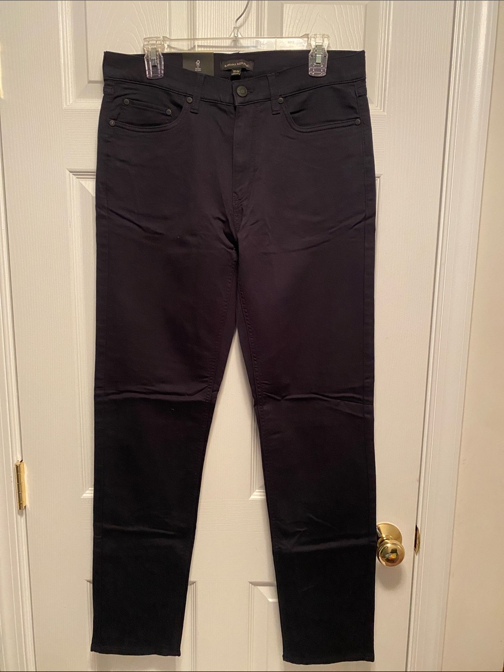 Banana Republic Slim Black Pants…size 32x34